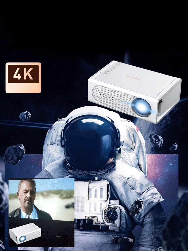 โปรเจ็คเตอร์เชื่อมต่อ Wifi ได้ตัวคุ้มรองรับ 4K และเเกเขียน 8K ด้วย ดีมากกก ทำให้การดูหนังสนุกขึ้นมากก เหมือนอยู่ในโรง เสียงดังฟังชัด ภาพชัดสุดๆ 🎥