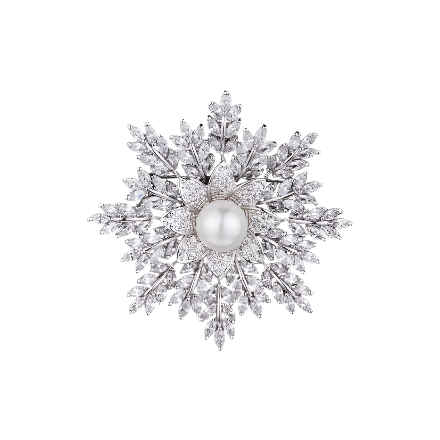 精美雪花胸針