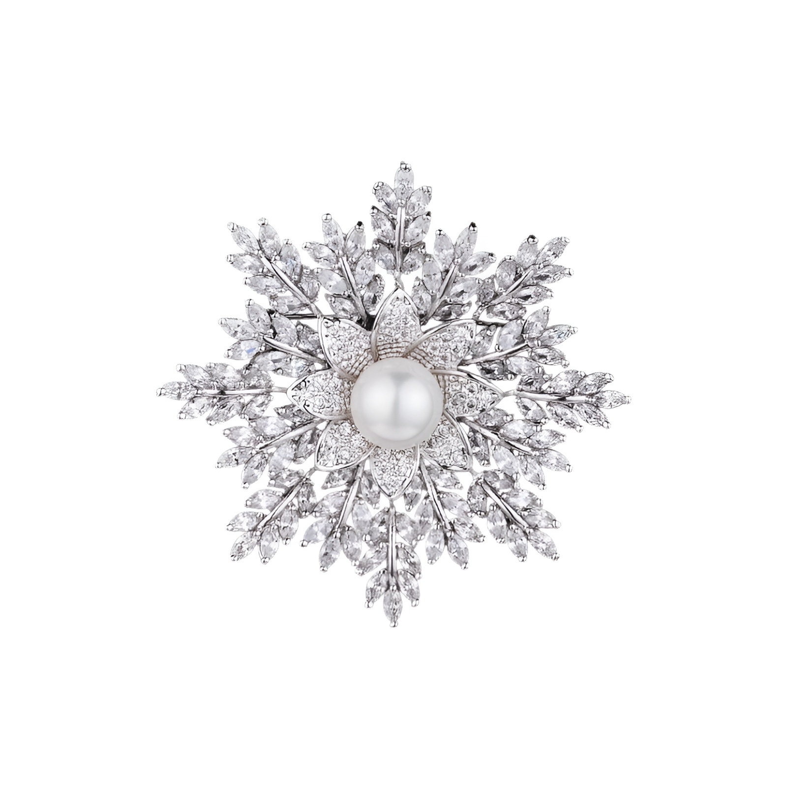 精美雪花胸針