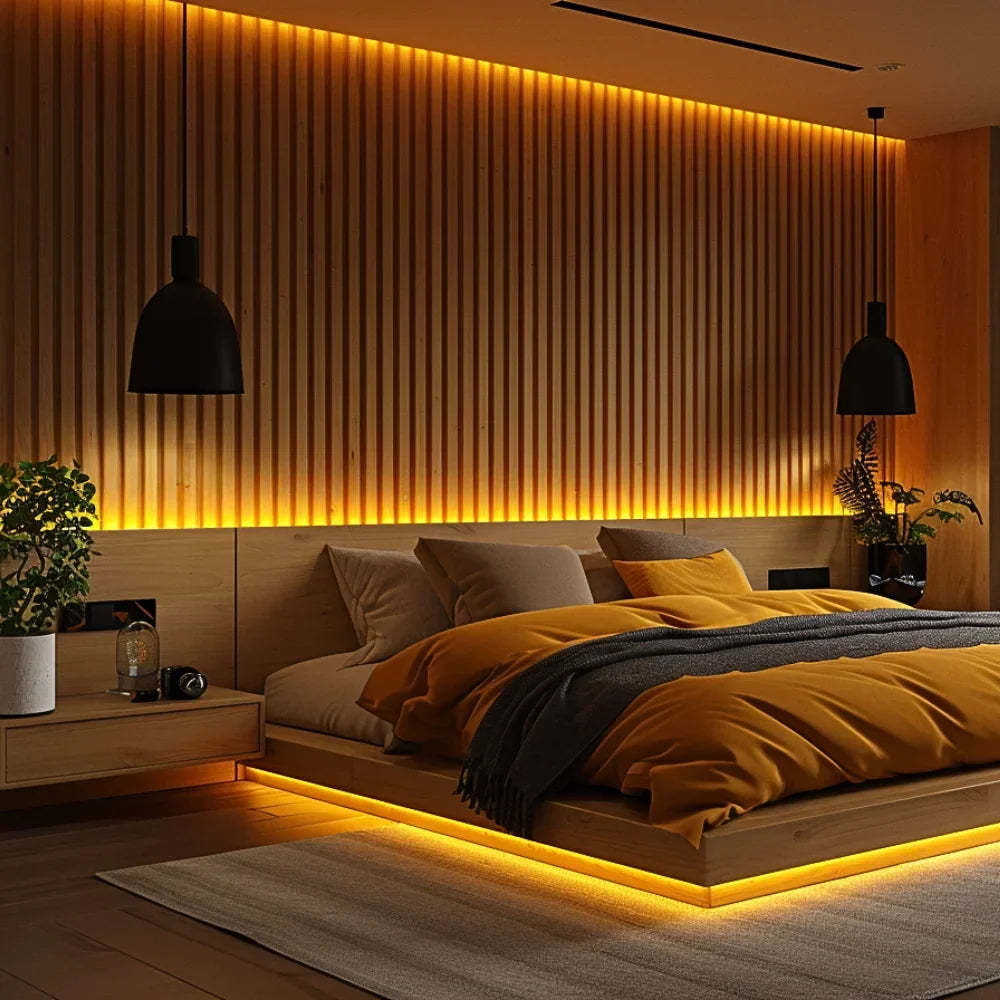 Flexible Acoustic Slat Panel – 270 × 110 cm