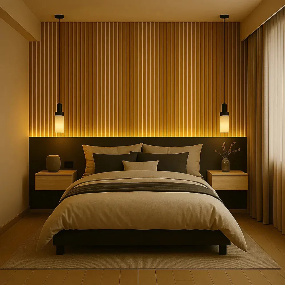 Flexible Acoustic Slat Panel – 270 × 110 cm