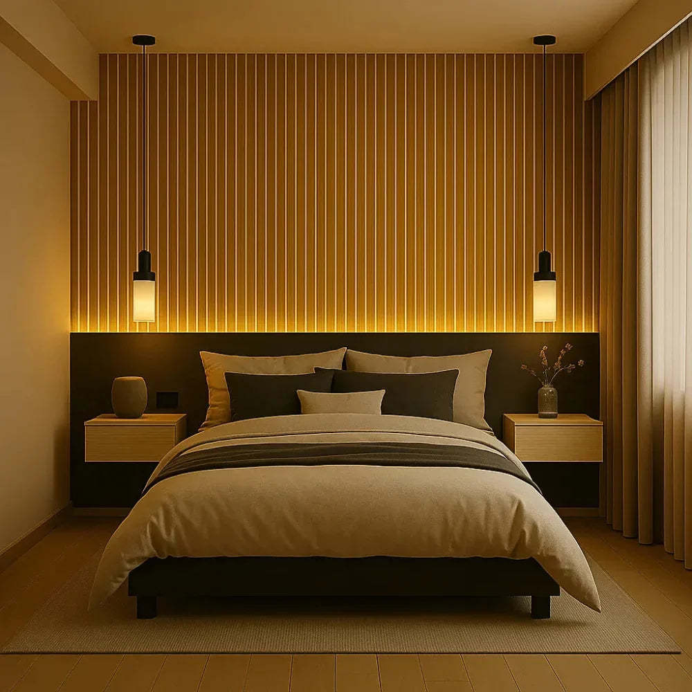 Flexible Acoustic Slat Panel – 270 × 110 cm