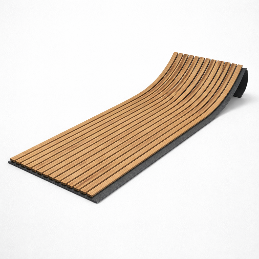 Flexible Acoustic Slat Panel – Premium Wall & Ceiling (240 × 60 cm)