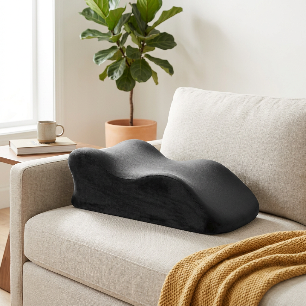ORELEASE Wave Pillow — Midnight Black