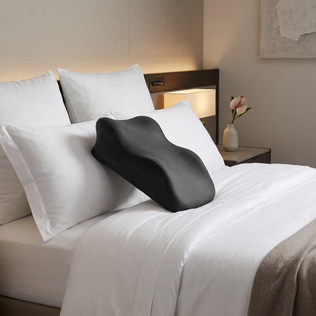 ORELEASE Wave Pillow — Midnight Black