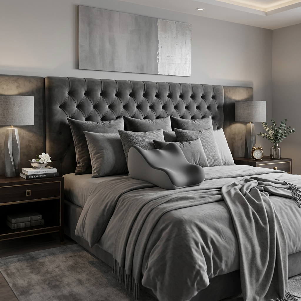 ORELEASE Curve Pillow — Graphite Grey