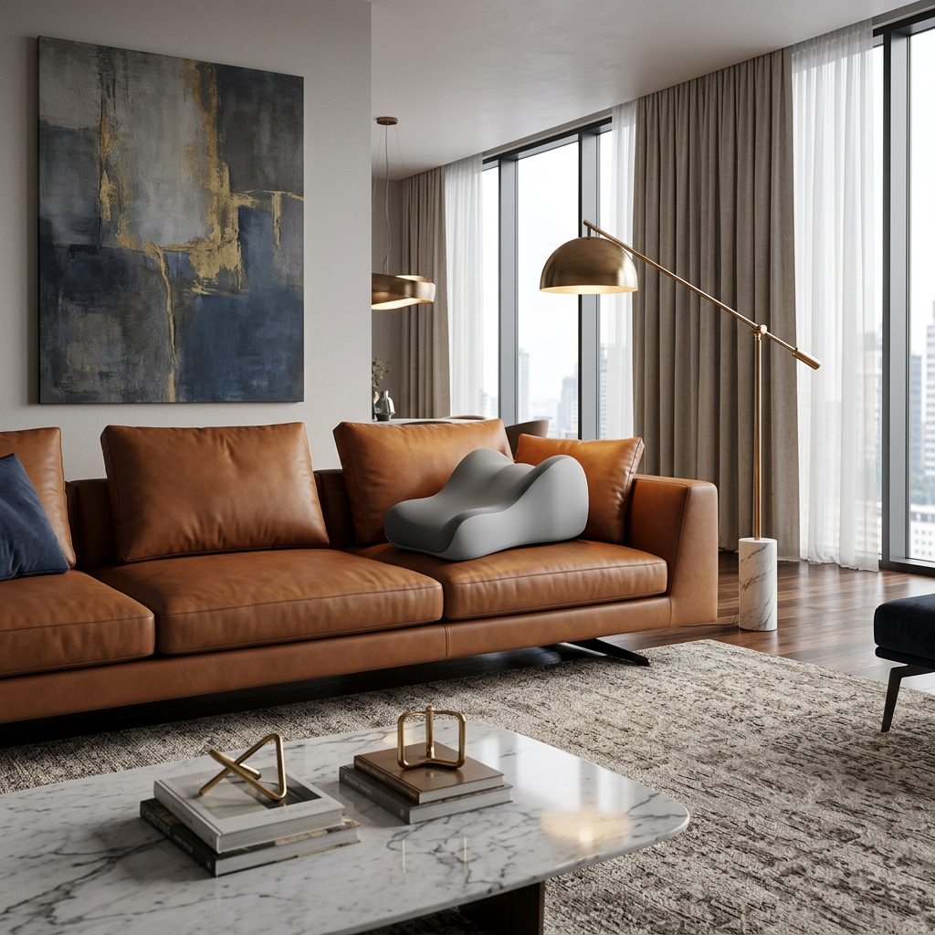 ORELEASE Curve Pillow — Graphite Grey