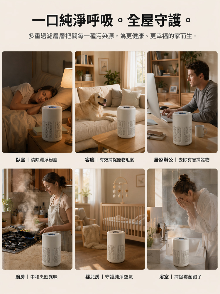 醫用級靜音空氣清淨器