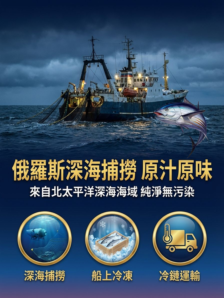 俄羅斯進口深海金槍魚罐頭