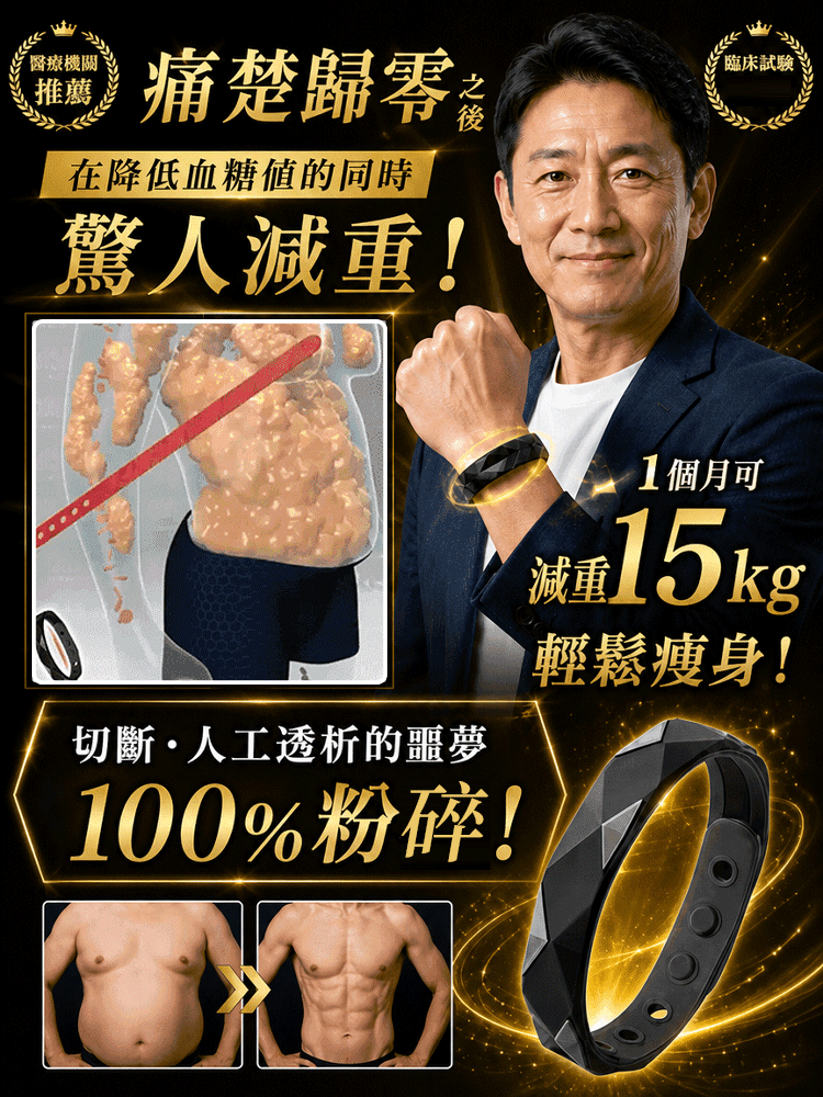 HFH-胰島復甦·高斯超導控製糖手環