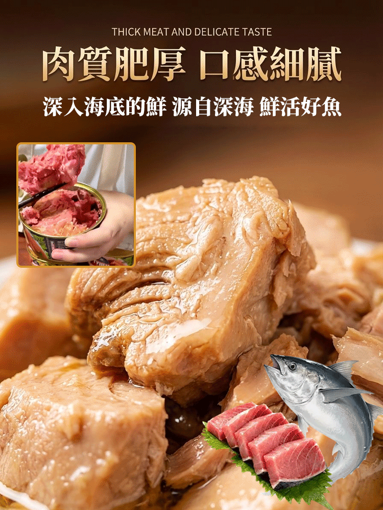 俄羅斯進口深海金槍魚罐頭