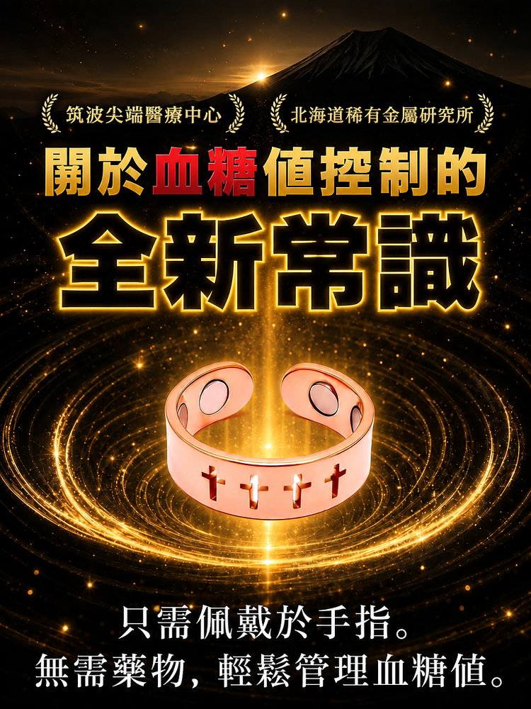 開口可調式磁石戒指
