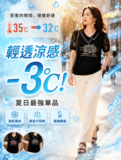 夏季新款洋氣翻領短袖