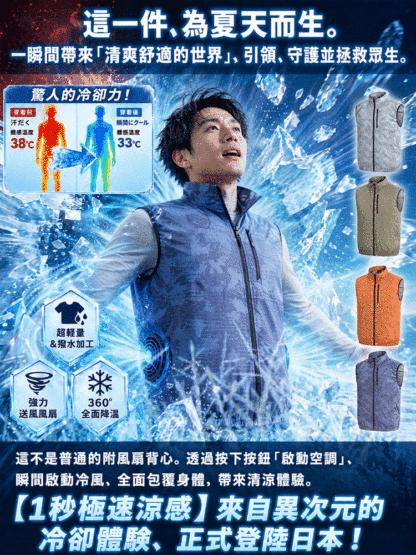 HFH-【1秒入冬！ 】風扇涼爽空調服