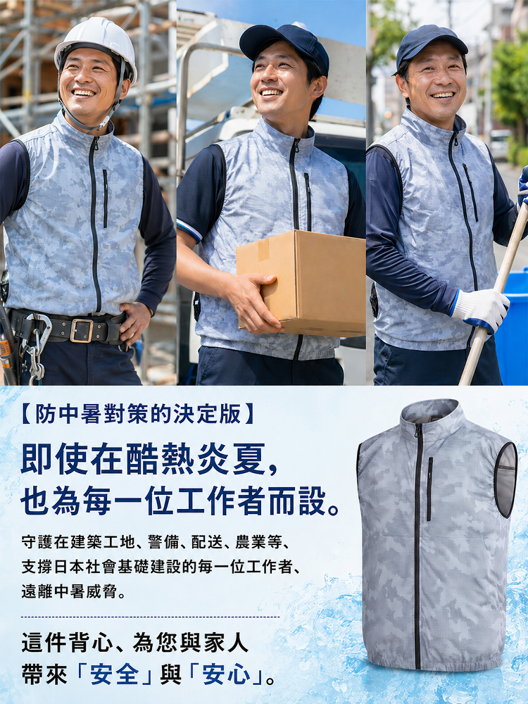 HFH-【1秒入冬！ 】風扇涼爽空調服