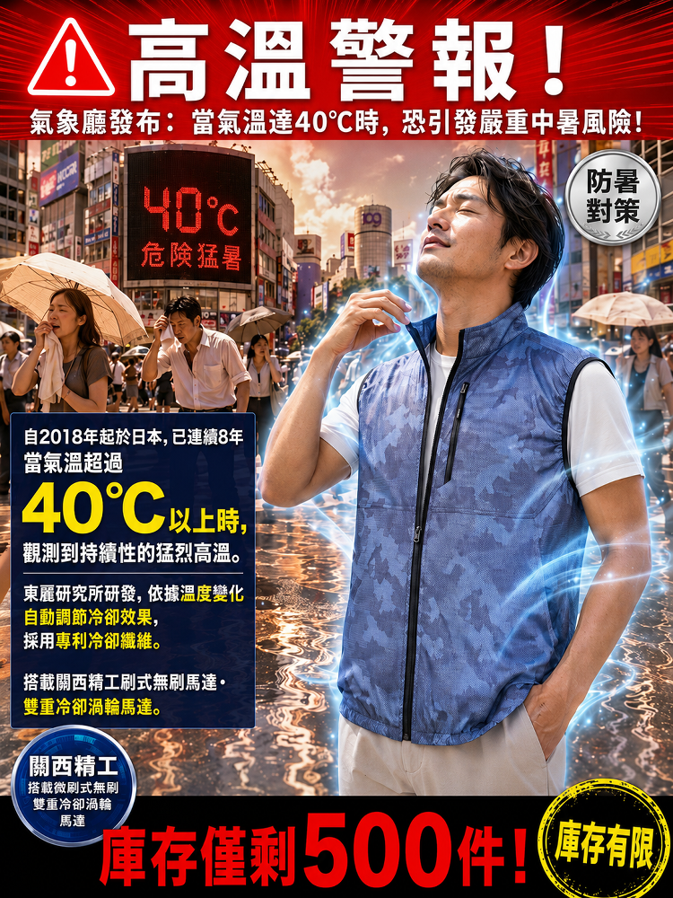 HFH-【1秒入冬！ 】風扇涼爽空調服