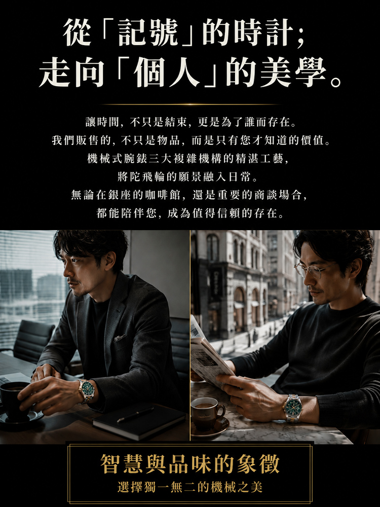 【諏訪精密】高階鏤空陀飛輪手錶