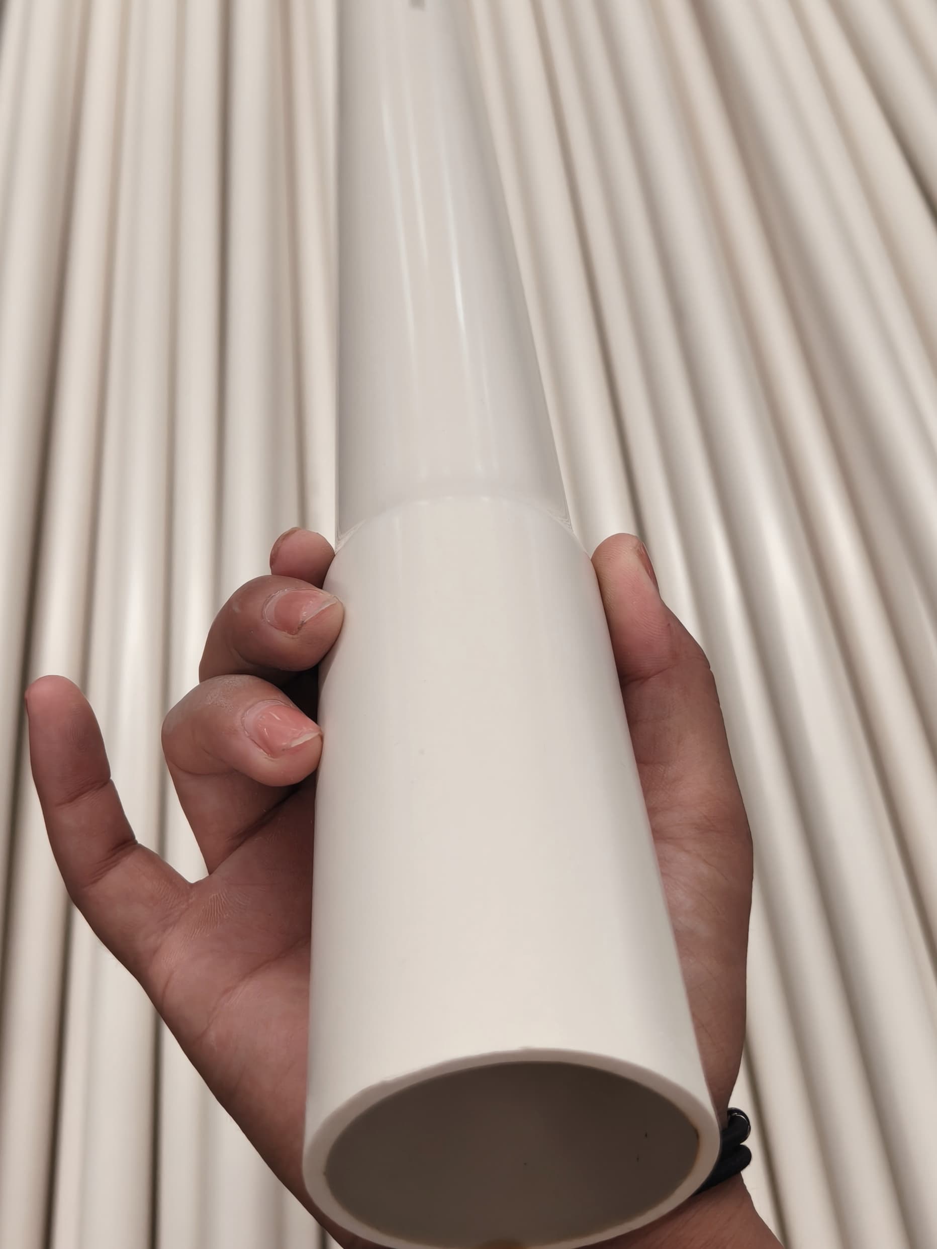 Expanded high-pressure water pump pipe