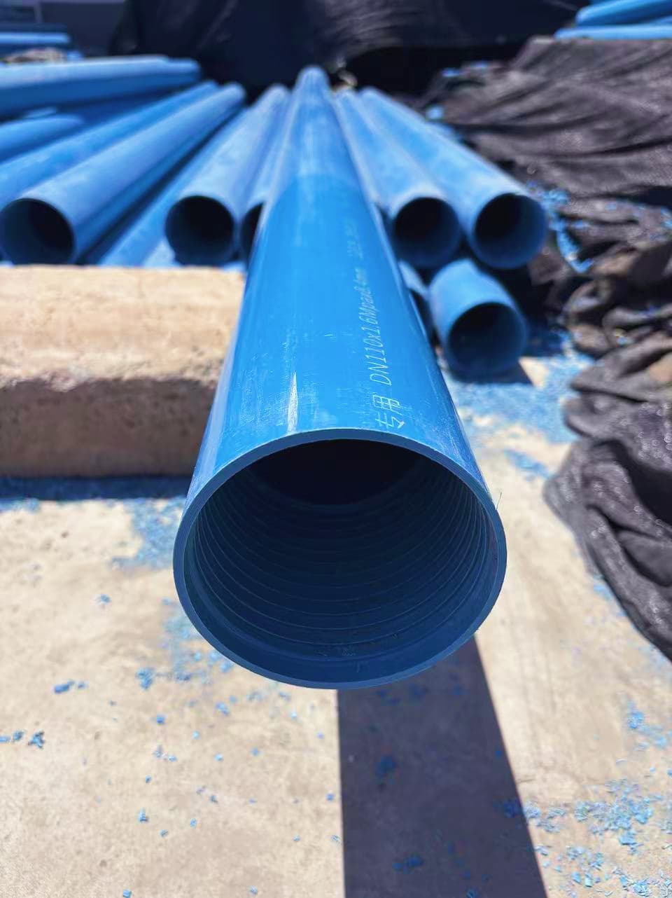 Standard UPVC water pipe specification: 110