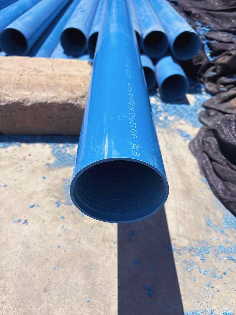 Standard UPVC water pipe specification: 110