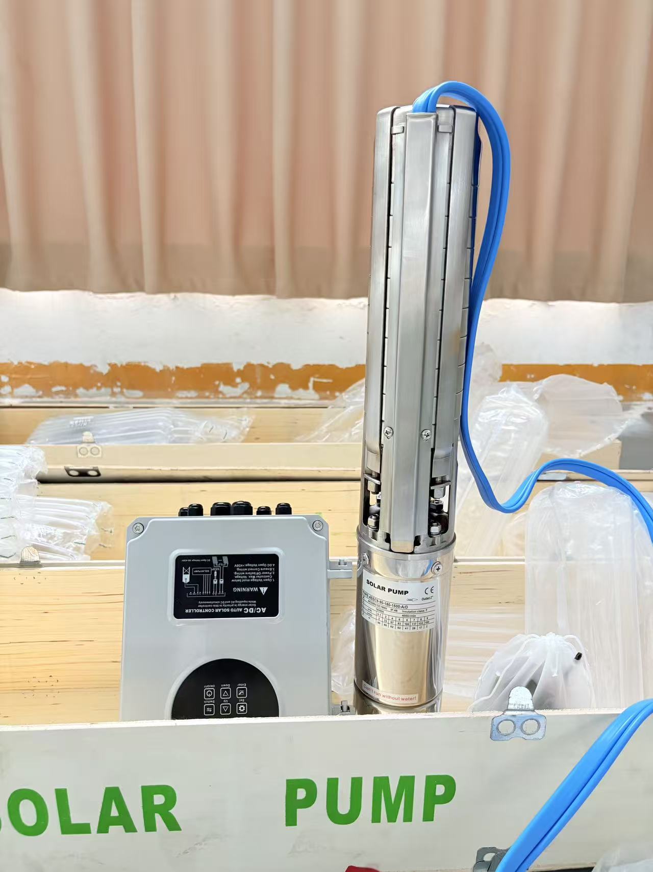 Yangneng submersible pump stainless steel shell photovoltaic deep well pump