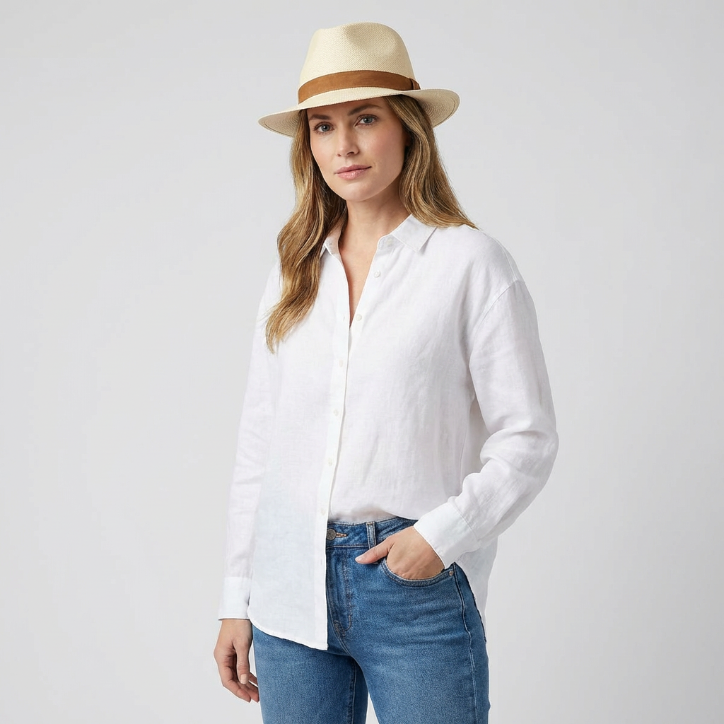 Women The Sophisticate Classic Straw Hat