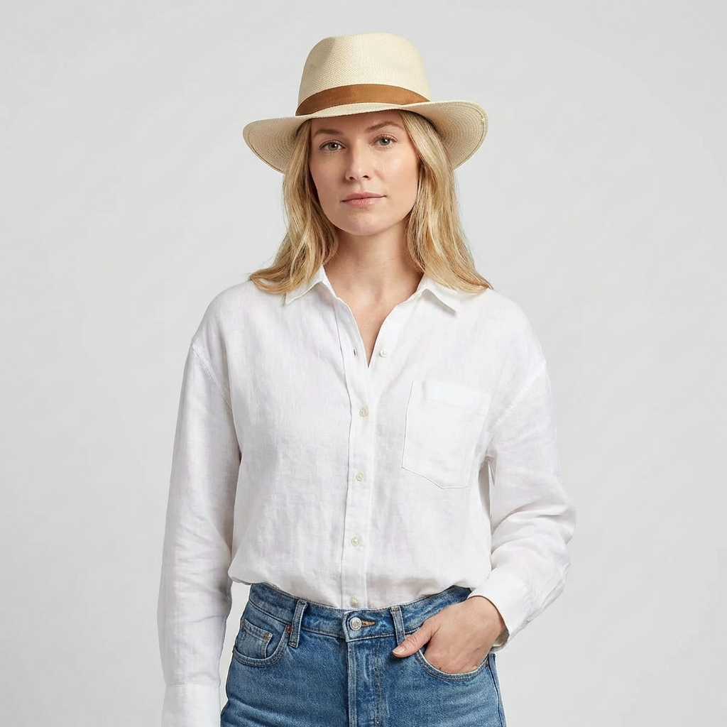 Women The Sophisticate Classic Straw Hat
