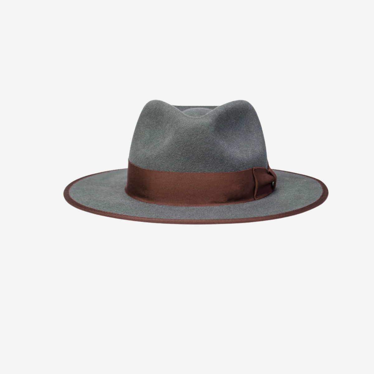 Women Sleek Fedora Hat- Gray