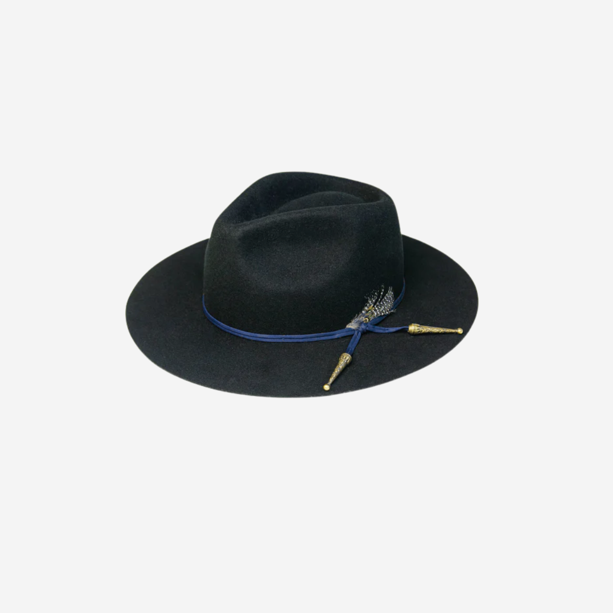 Women Classic Men's Felt Black Fedora Hat