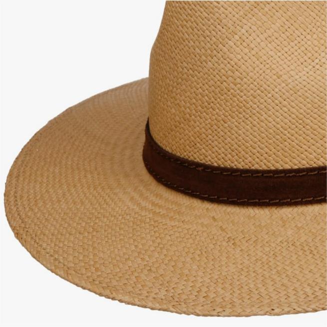 Women The Stiking Stone Panama Straw Hat