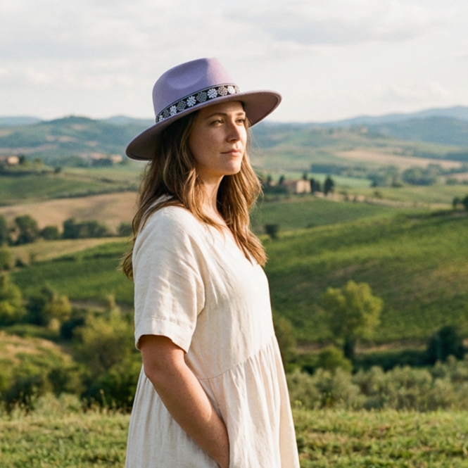 Modern Plum Hat