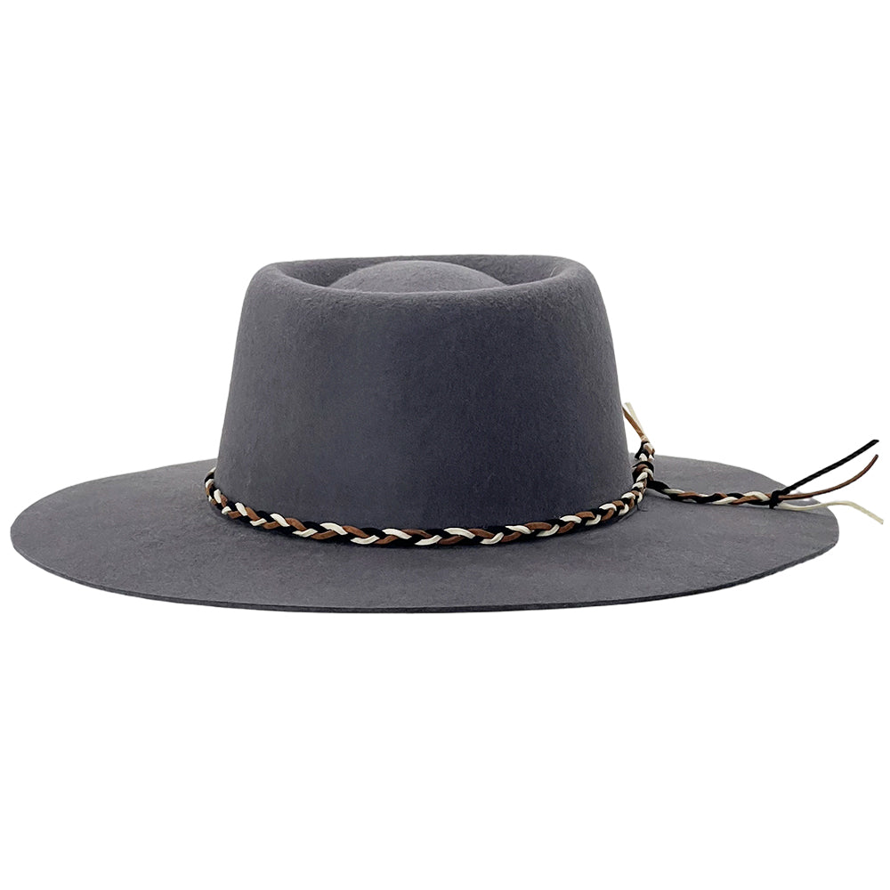 Felt Gambler – Braided Cord Band Accent