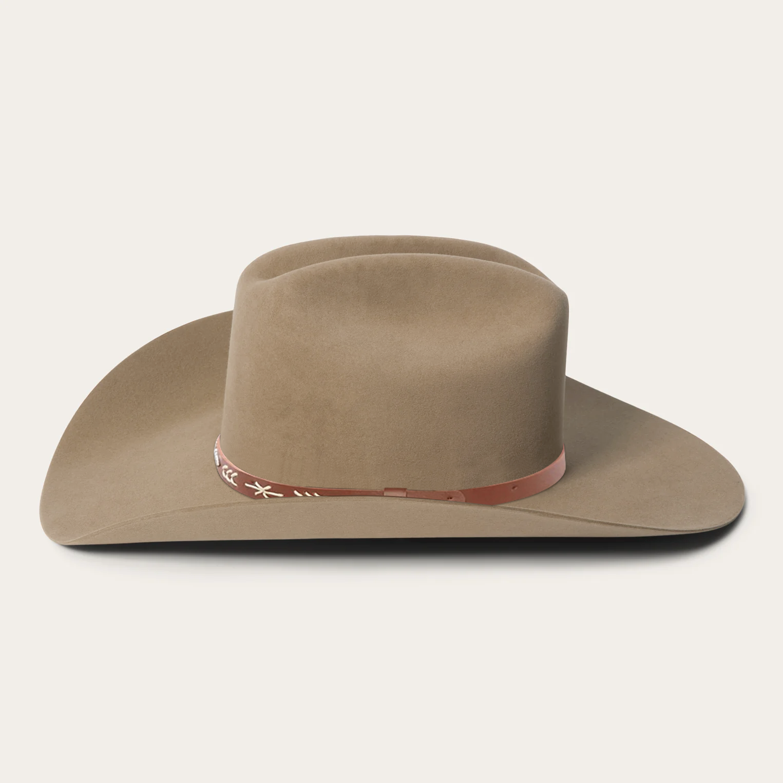 Bronco Felt Cowboy Hat - Red