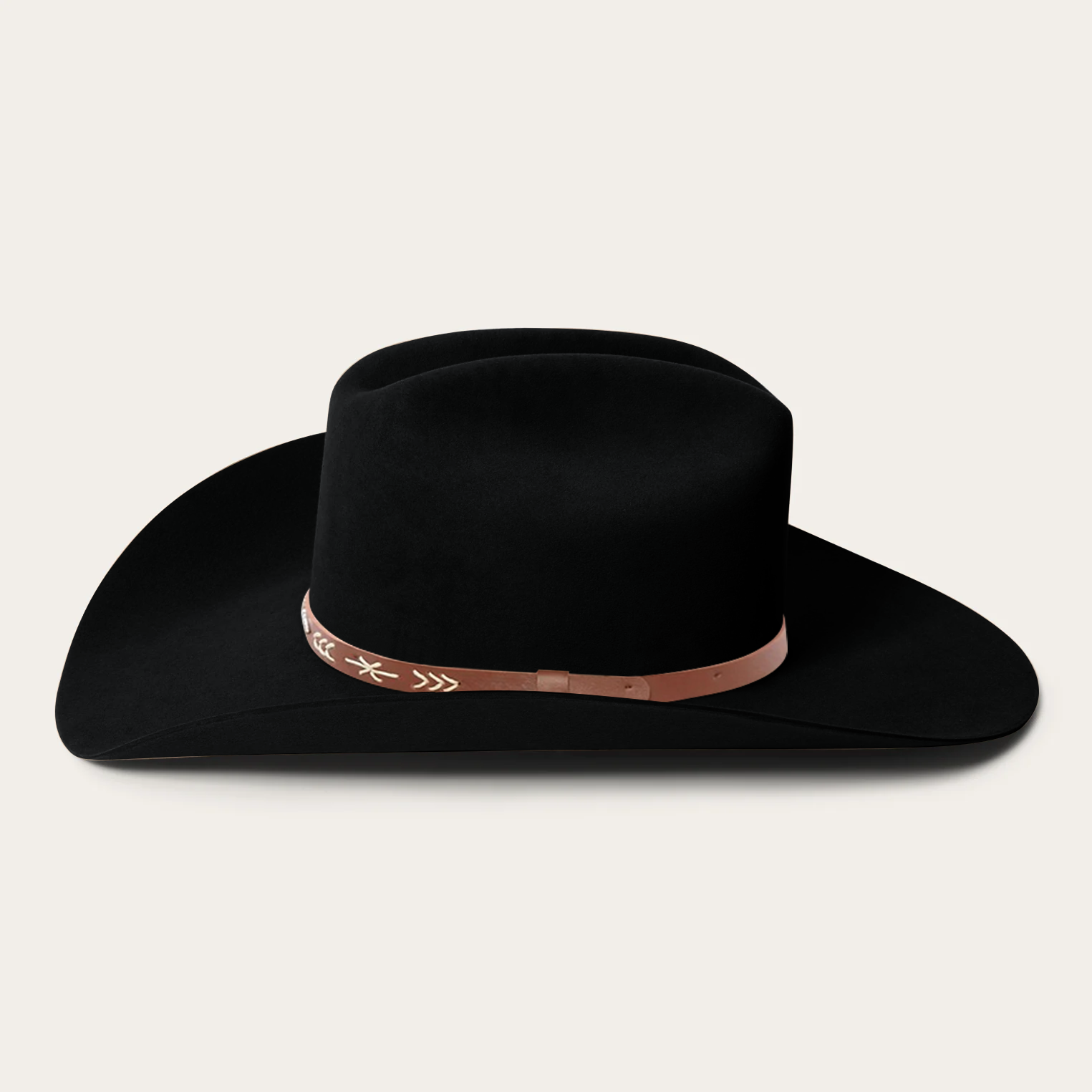 Bronco Felt Cowboy Hat - Red