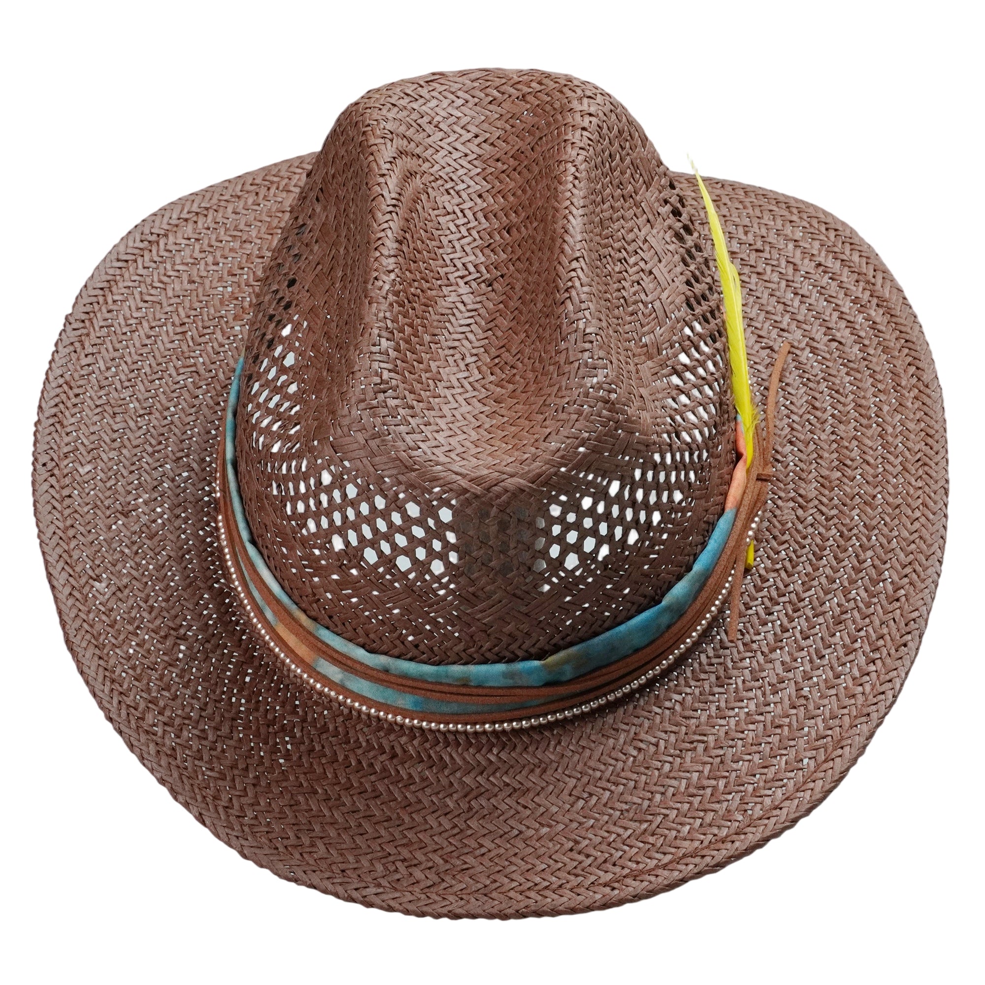 Classic Cattleman Crown - Chocolate with Thin Cord Detail