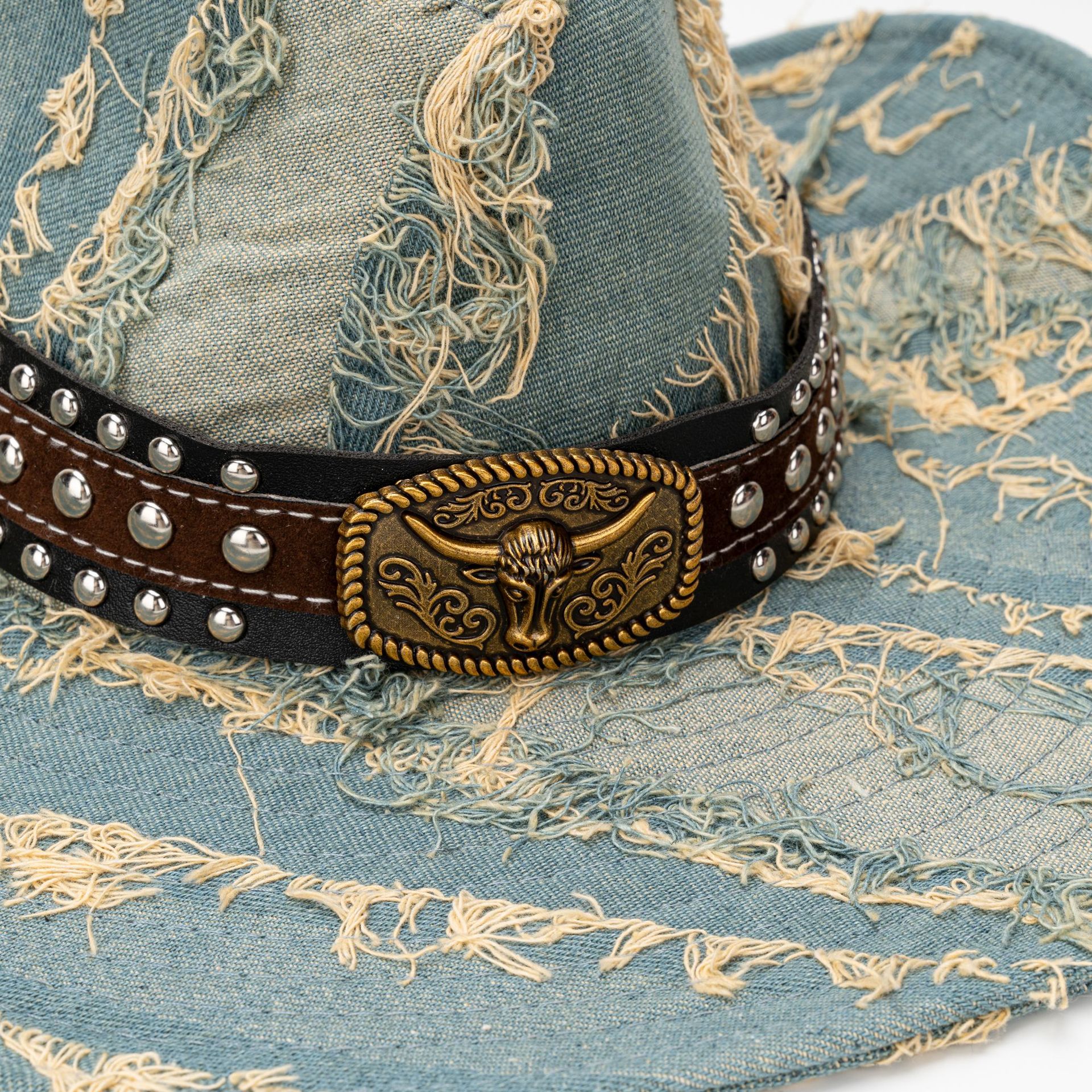 Vintage Blue – Black Band