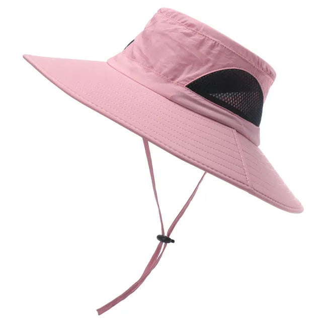 Unisex Large Brim Waterproof Breathable Outdoor Quick Dry Boonie Hat