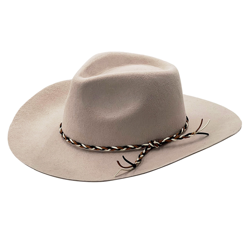 Three-Color Cord Hat – Minimalist Oatmeal