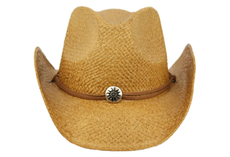 W omen Wild West Classic Straw Shapeable Cowboy Hat