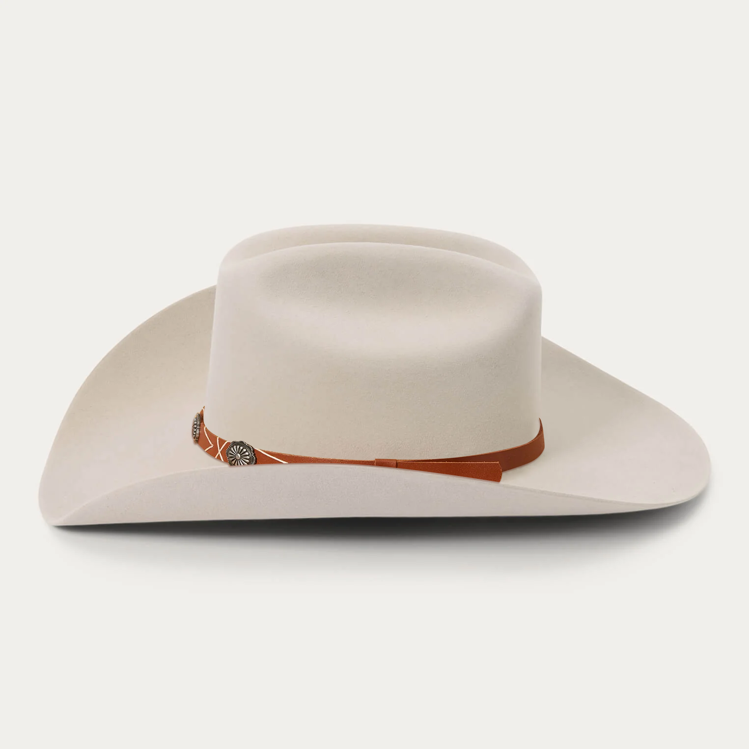 Rustic Felt Cowboy Hat -  Red