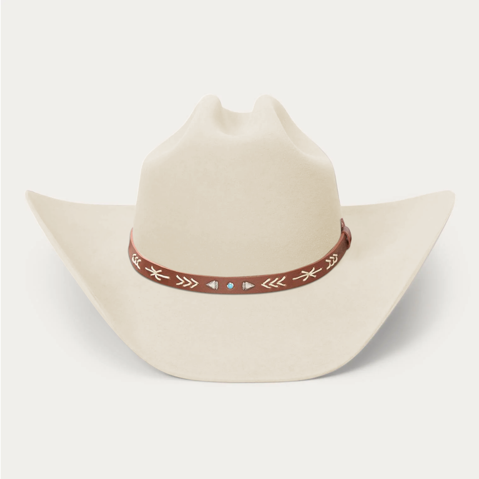 Bronco Felt Cowboy Hat - Red