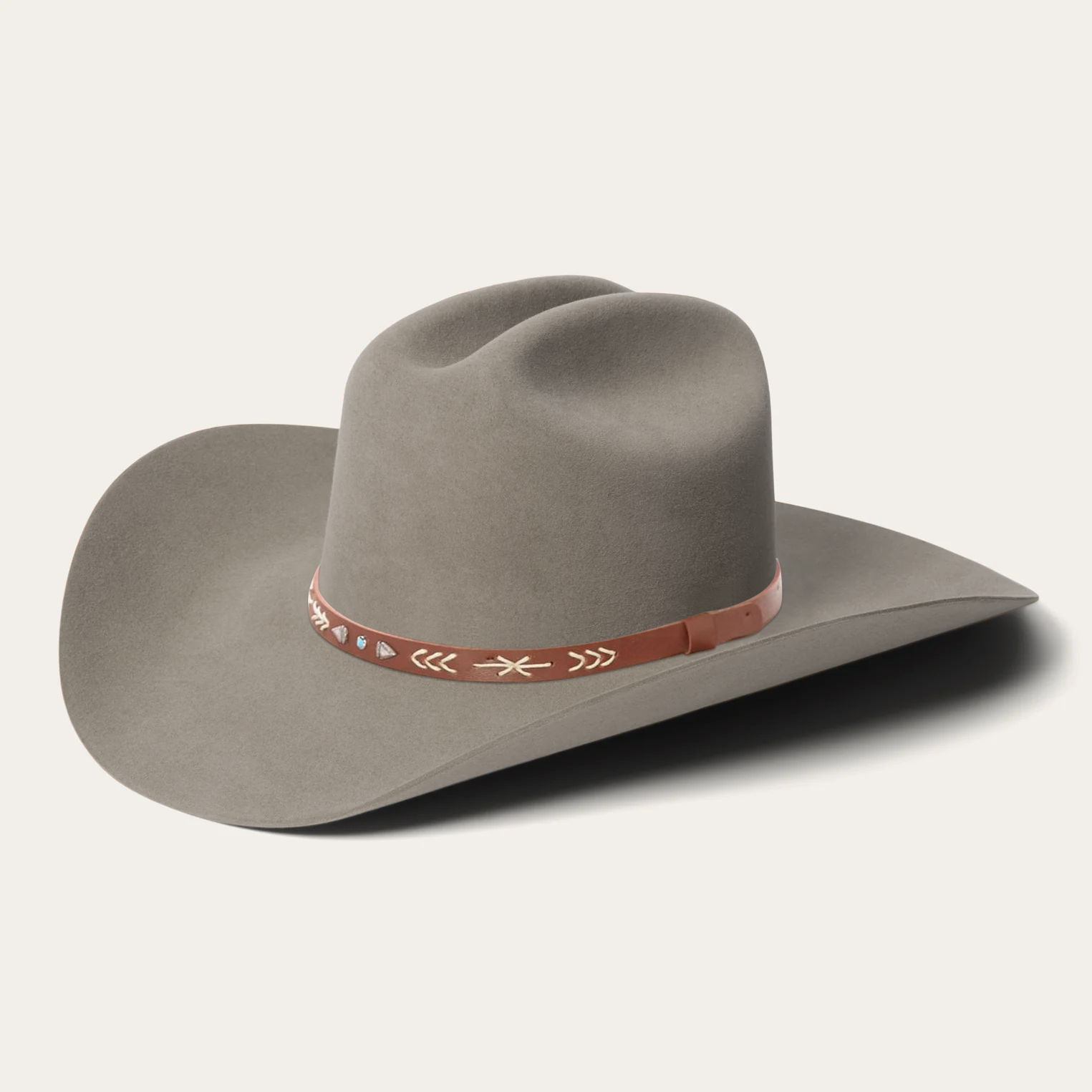 Bronco Felt Cowboy Hat - Red