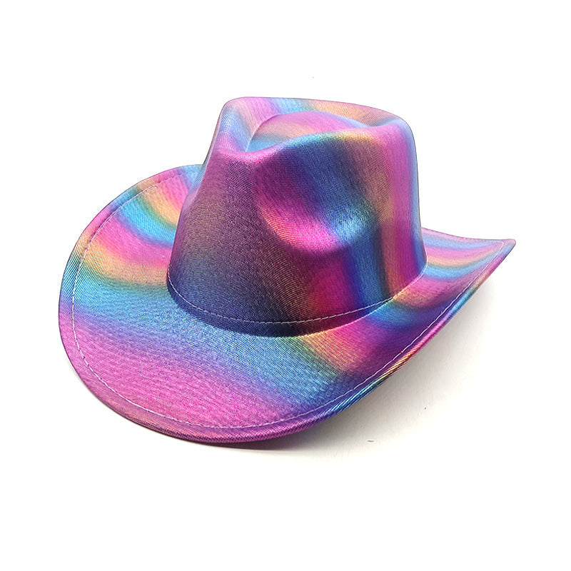 Multicolor Western Cowgirl Hat