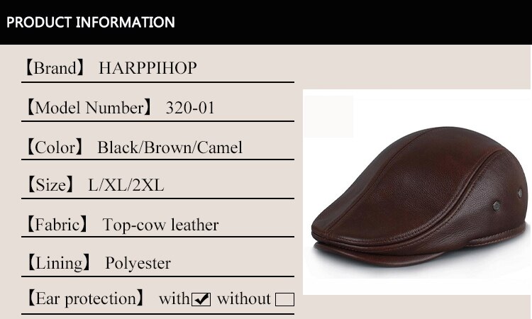Clasic leather hat