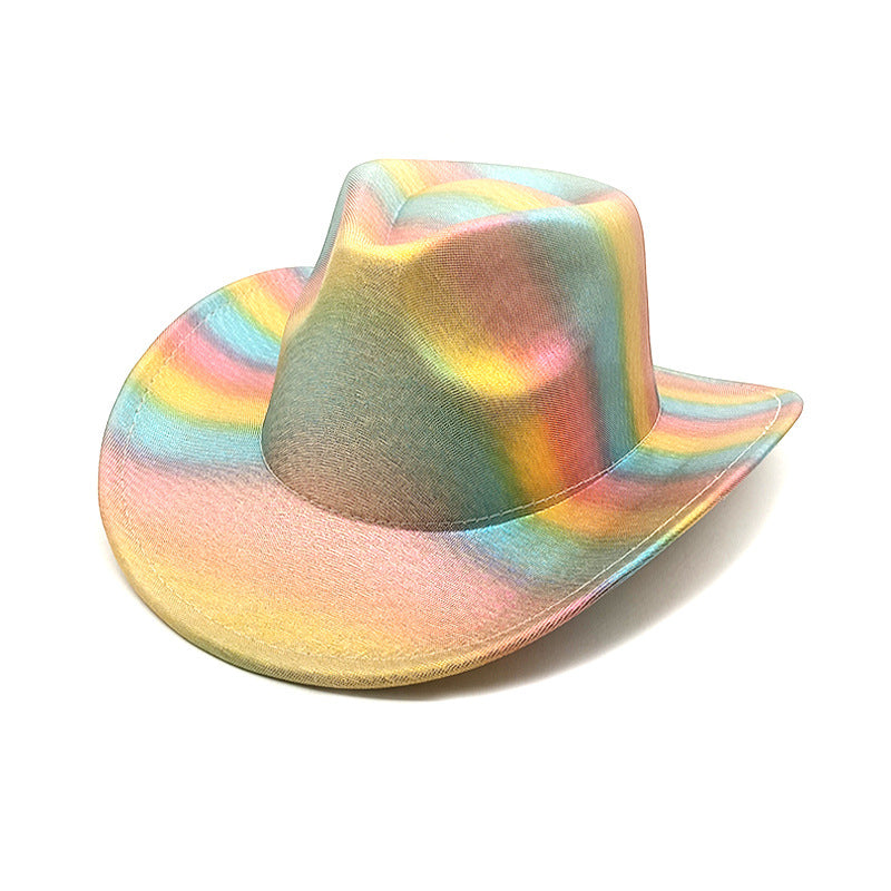 Multicolor Western Cowgirl Hat