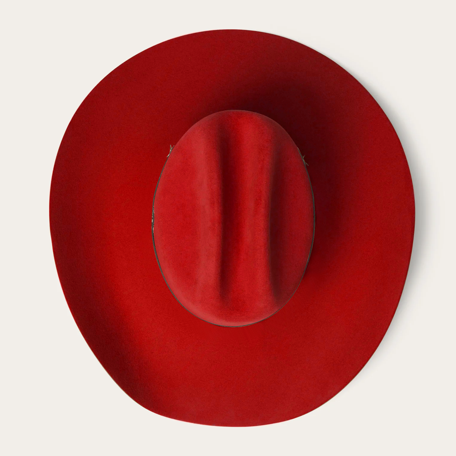 Drifter Felt Cowboy Hat - Red