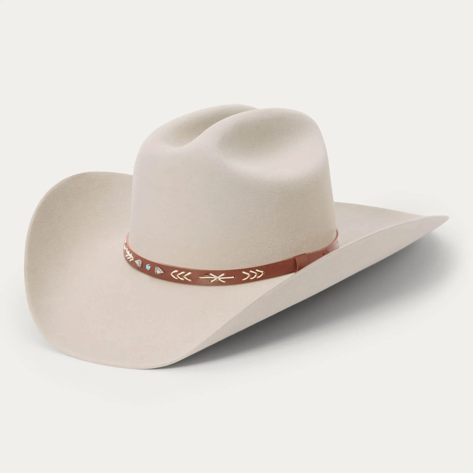 Bronco Felt Cowboy Hat - Red