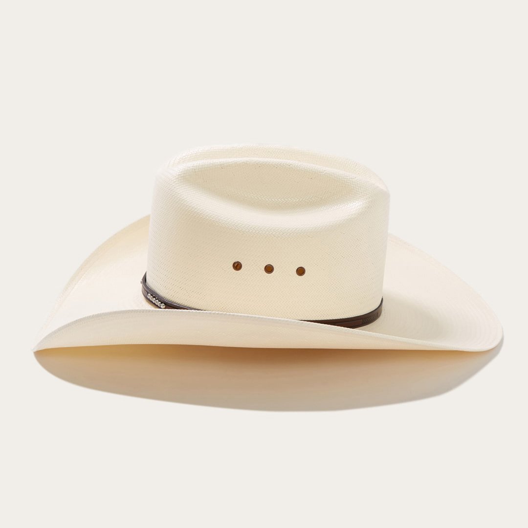 Women Cattleman's Charm Straw Western Hat