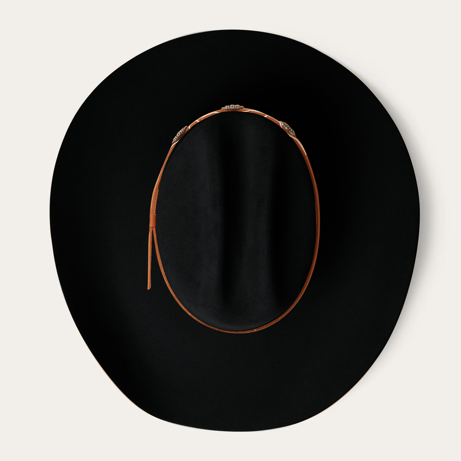 Rustic Felt Cowboy Hat -  Red