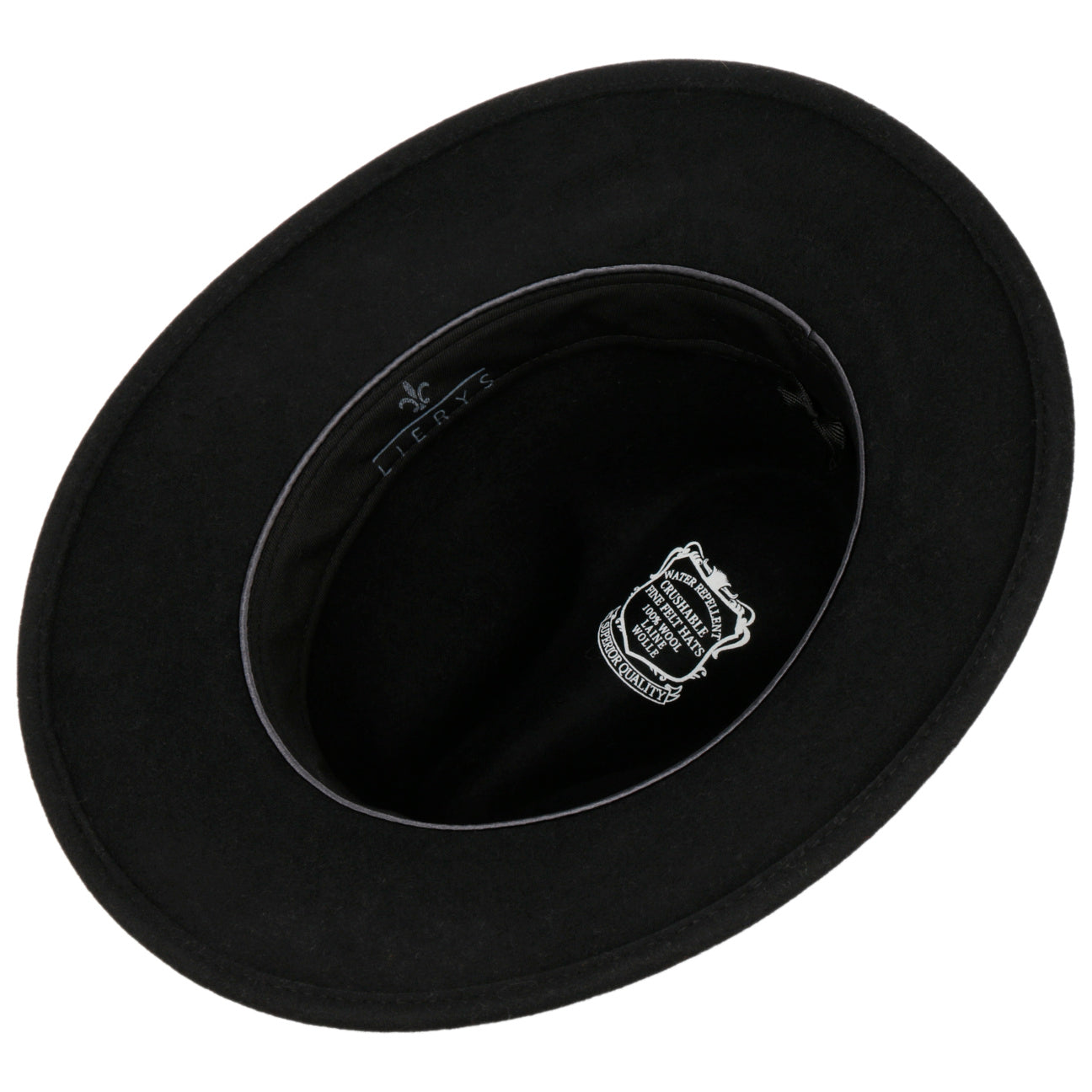 Women Pleston Crushable Felt Fedora Hat